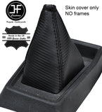 BLACK STITCHING CARBON FIBER  VINYL GEAR GAITER FOR PEUGEOT 205 MK2 PHASE 2