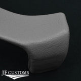 FOR MASERATI LEVANTE L GREY LEATHER COVERED UPPER STEERING COLUMN TRIM + FRAME