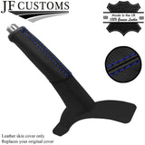 BLUE STITCH LEATHER HANDBRAKE HANDLE COVER FITS HYUNDAI COUPE GENESIS 10-16