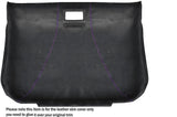 PURPLE STITCH ROOF LINING HEADLINING LUXE SUEDE SKIN COVER FOR AUDI TT MK1 98-06