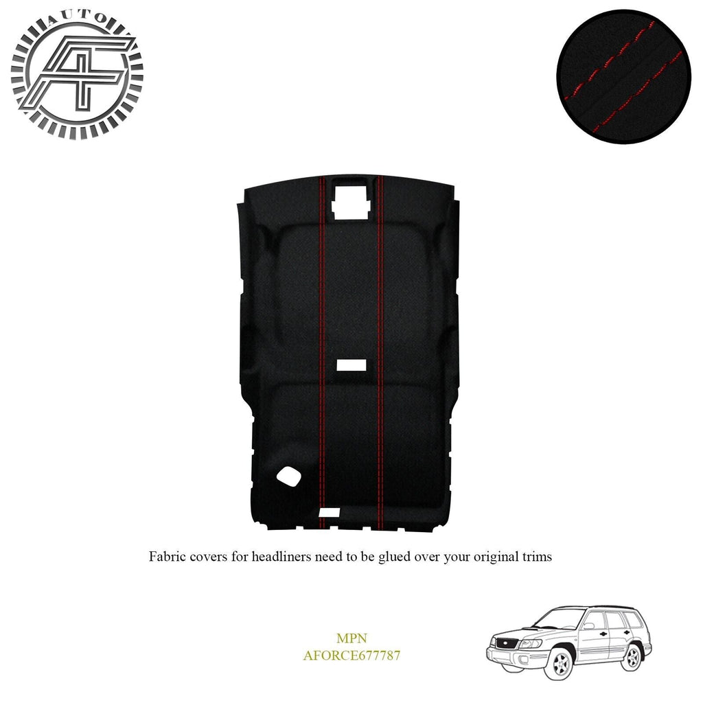 LUXE SUEDE CUSTOM HEADLINER COVER FITS SUBARU FORESTER MK1 5-DOOR SUV 1998–2002
