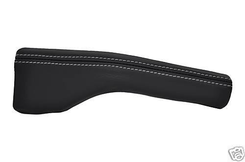 FITS VW PASSAT GREY STITCH LEATHER HANDBRAKE COVER 01-05 CUSTOM NEW MADE IN UK