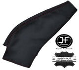 RED STITCHING FITS MITSUBISHI 3000GT GTO 91-00 LEATHER HANDBRAKE GAITER