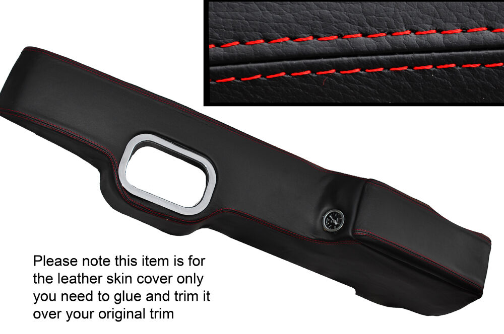 RED STITCH CENTRE CONSOLE & ARMREST SKIN COVERS FITS PONTIAC GTO JUDGE 1969