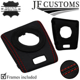 RED STITCH LEATHER SMG AUTOMATIC GEAR SURROUND TRIMS FOR BMW E46 99-05