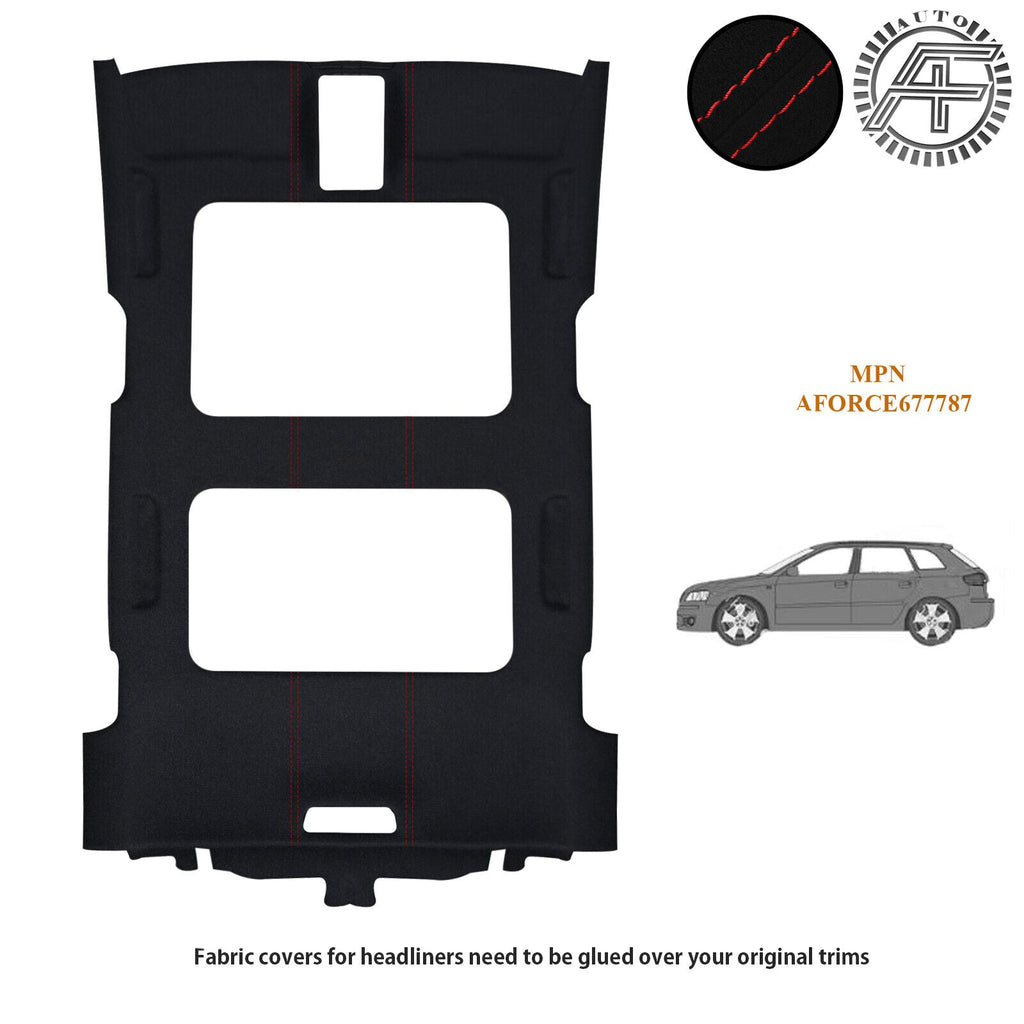 LUXE SUEDE HEADLINER  WITH SUNROOF FITS AUDI A3 8P 2004–2012