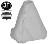 WHITE LEATHER MANUAL GEAR GAITER SHIFT BOOT FITS CITROEN C2 2003-2009 CUSTOM NEW