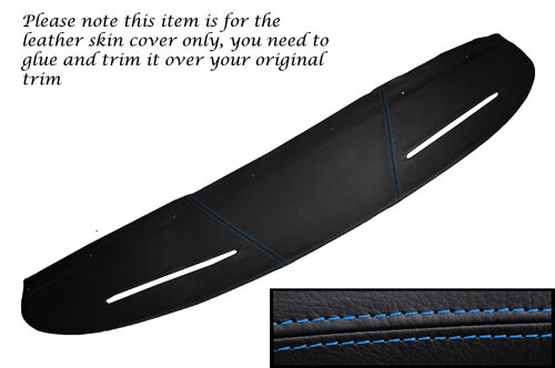 BLUE STITCHING TOP DASH DASHBOARD LEATHER SKIN COVER FITS MG MGB GT CUSTOM NEW