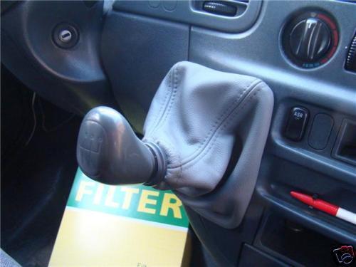 FITS MERCEDES SPRINTER GREY GEAR GAITER GENUINE LEATHER NEW CUSTOM NEW