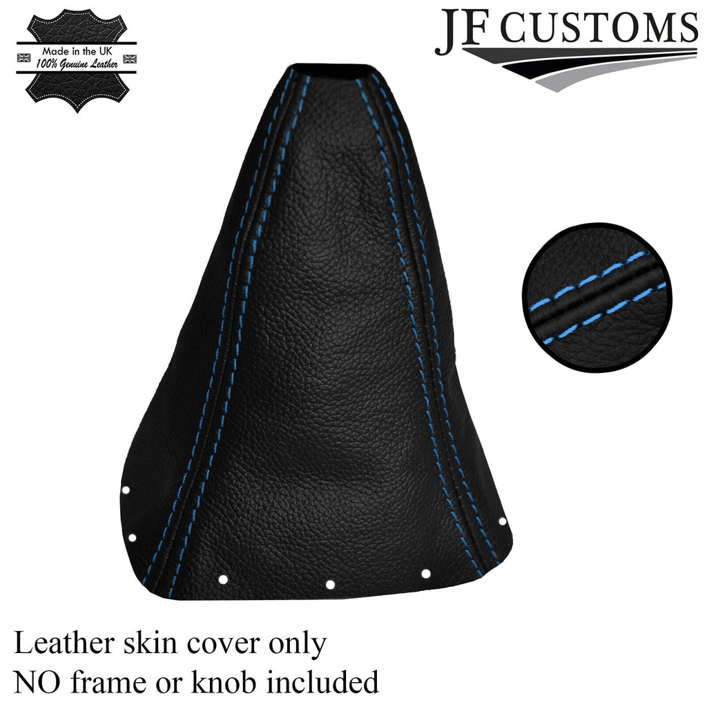BLUE STITCH FITS SUZUKI SWIFT 2005-2010 REAL LEATHER GEAR STICK GAITER