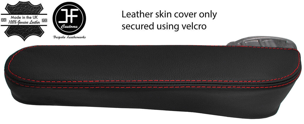 RED STITCH 1X DRIVER SEAT ARMREST LEATHER COVER FITS NISSAN NV400 2010-2018