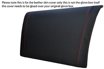 red stitch FITS RANGE ROVER P38 94-02 GLOVE BOX LID LEATHER COVER GLUE NEEDED