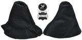 BLACK STITCHING LEATHER GEAR & HANDBRAKE GAITER FITS PEUGEOT 308 07-12 5 SPEED