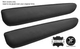 CARBON FIBER VINYL 2X FRONT DOOR ARMREST PAD  COVERS FITS BMW E46 CONVERTIBLE