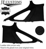 BLACK STITCH LEATHER REAR QUARTER PANEL COVERS FITS MITSUBISHI GTO 3000 GT