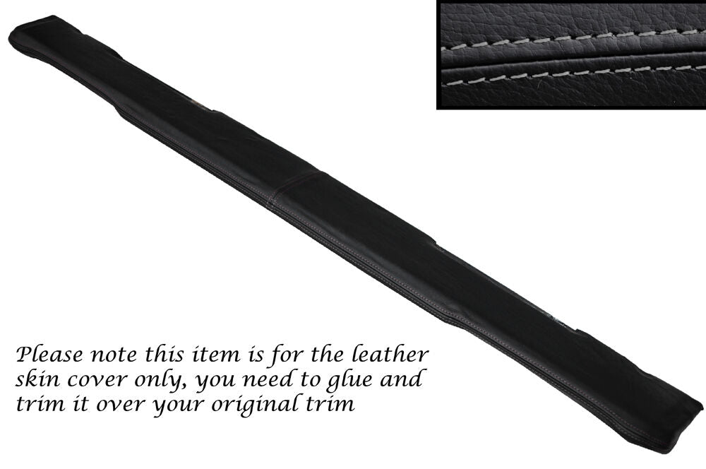 GREY STITCH TOP DASH DASHBOARD LEATHER SKIN COVERS FITS LAND ROVER SERIES 3