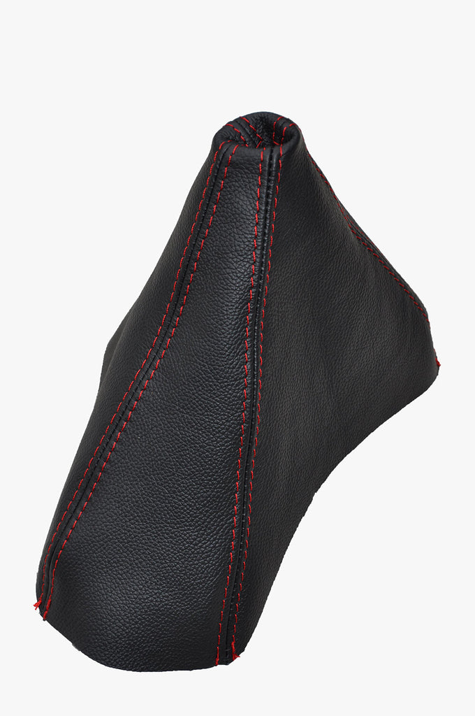 RED STITCH LEATHER MANUAL GEAR GAITER FITS FORD TRANSIT MK8 2014+ CUSTOM NEW