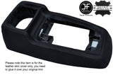 BLACK STITCH CENTRE CONSOLE LEATHER SKIN COVER FITS VW GOLF 2 MK2 JETTA 83-92