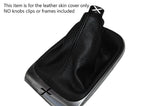 BLACK STITCHING LEATHER MANUAL GEAR GAITER FITS CITROEN DS4 2011-2015 CUSTOM NEW