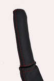 red stitch FITS AUDI A6  98-05 HANDBRAKE HANDLE LEATHER  COVER ONLY CUSTOM NEW