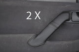 black stitch FITS SEAT AROSA 97-04  2X FRONT DOOR HANDLE LEATHER COVERS