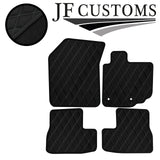 GREY DIAMOND STITCH VINYL 4X TAILORED FLOOR CARPETS FOR SUZUKI SPLASH 08-14