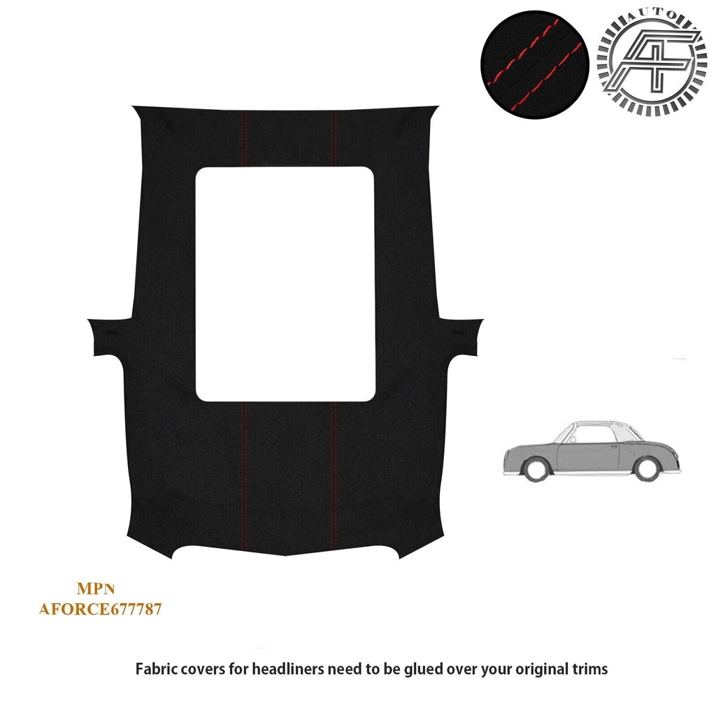 LUXE SUEDE HEADLINER WITH SUNROOF COVER FITS NISSAN PAO / FIGARO 89-91