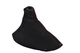 FITS AUDI TT LEATHER GEAR GAITER SHIFT BOOT RED DOUBLE STITCHING  1998-2006