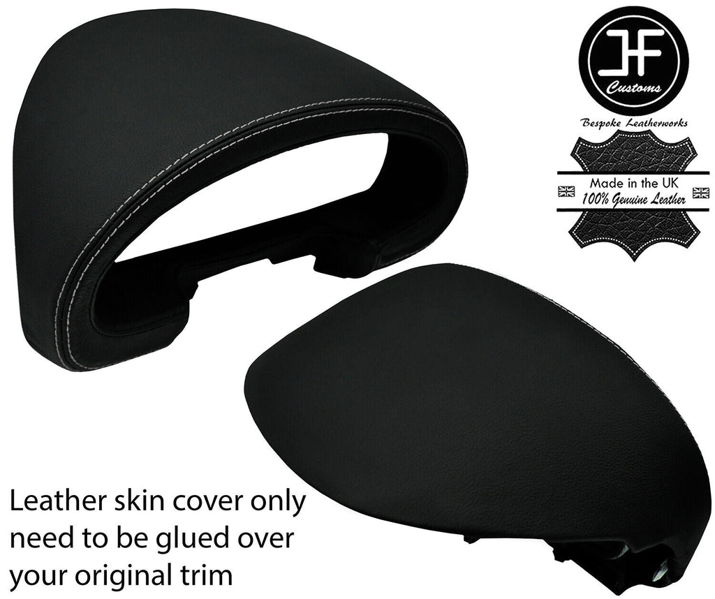 GREY STITCH SPEEDO GAUGE HOOD LEATHER COVER FOR MAZDA MX5 MK1 MIATA JF1