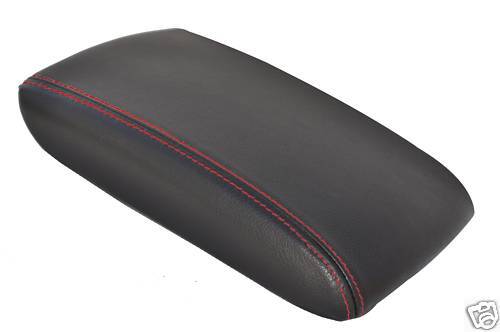 FITS SUBARU LEGACY 05-09 ARMREST COVER LEATHER RED ST CUSTOM NEW MADE IN UK