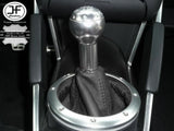 BLACK LEATHER FOR AUDI TT MK1 COUPE ROADSTER 98-06 GEAR GAITER SHIFT BOOT COVER