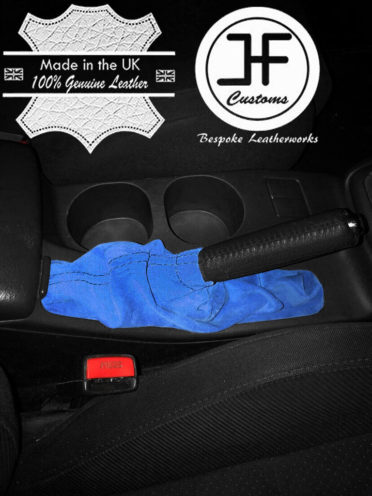 BLUE SUEDE HANDBRAKE GAITER FITS SUBARU IMPREZA WRX STI 2005-2007 CUSTOM NEW
