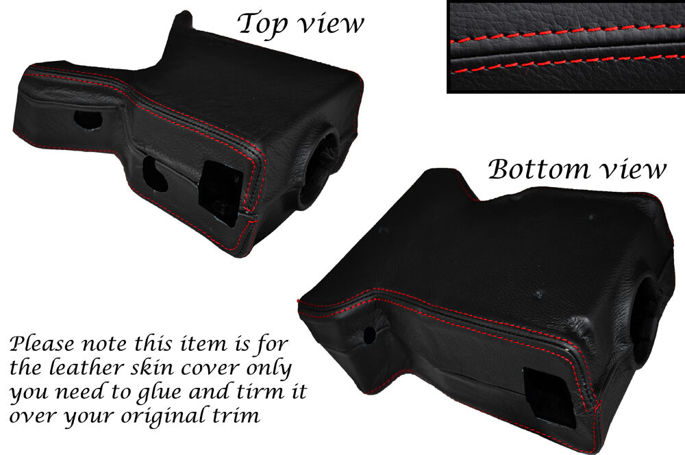 RED STITCH STEERING SHROUD SKIN COVER FITS LAND ROVER DEFENDER 90 110 83-06