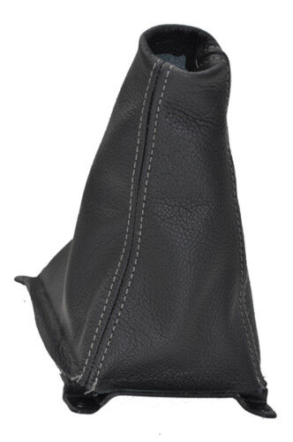 FITS Hyundai GETZ LEATHER GEAR GAITER SHIFT BOOT grey st CUSTOM NEW MADE IN UK