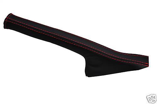 FITS SUBARU IMPREZA HANDBRAKE GAITER 92-98 RED STITCH MADE IN UK