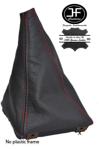 RED STITCHING GEAR GAITER LEATHER COVER FOR VOLKSWAGEN VW GOLF MK1 1974-1983