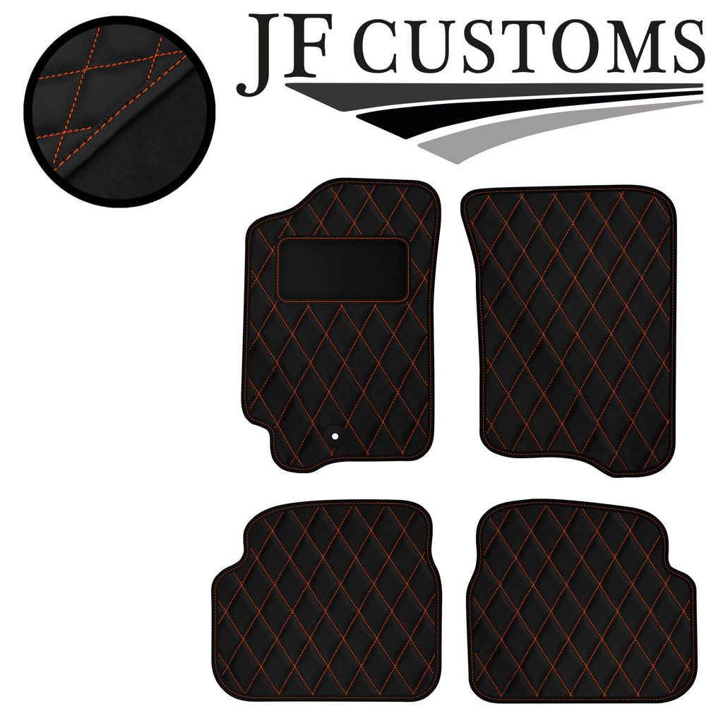 ORANGE DIAMOND VINYL 4X TAILORED FLOOR CARPET FOR SUBARU IMPREZA 93-00 JF1