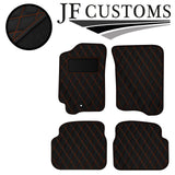 ORANGE DIAMOND VINYL 4X TAILORED FLOOR CARPET FOR SUBARU IMPREZA 93-00 JF1
