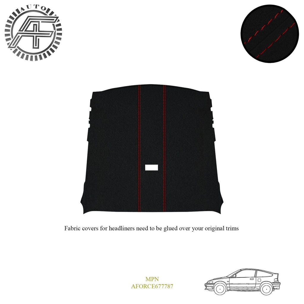 LUXE SUEDE HEADLINER COVER FITS HONDA CIVIC CRX SI HF AF MK3 2-D COUPE 1983-1985