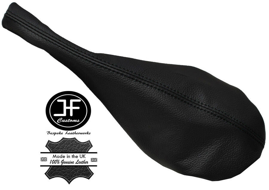 BLACK STITCHING LEATHER HANDBRAKE GAITER FOR VW VOLKSWAGEN GOLF 2 MK2 II 83-91
