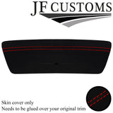 RED STITCH ITALIAN SUEDE CENTRE LOWER DASH TRIM COVER FOR BMW F20 F21 11-17