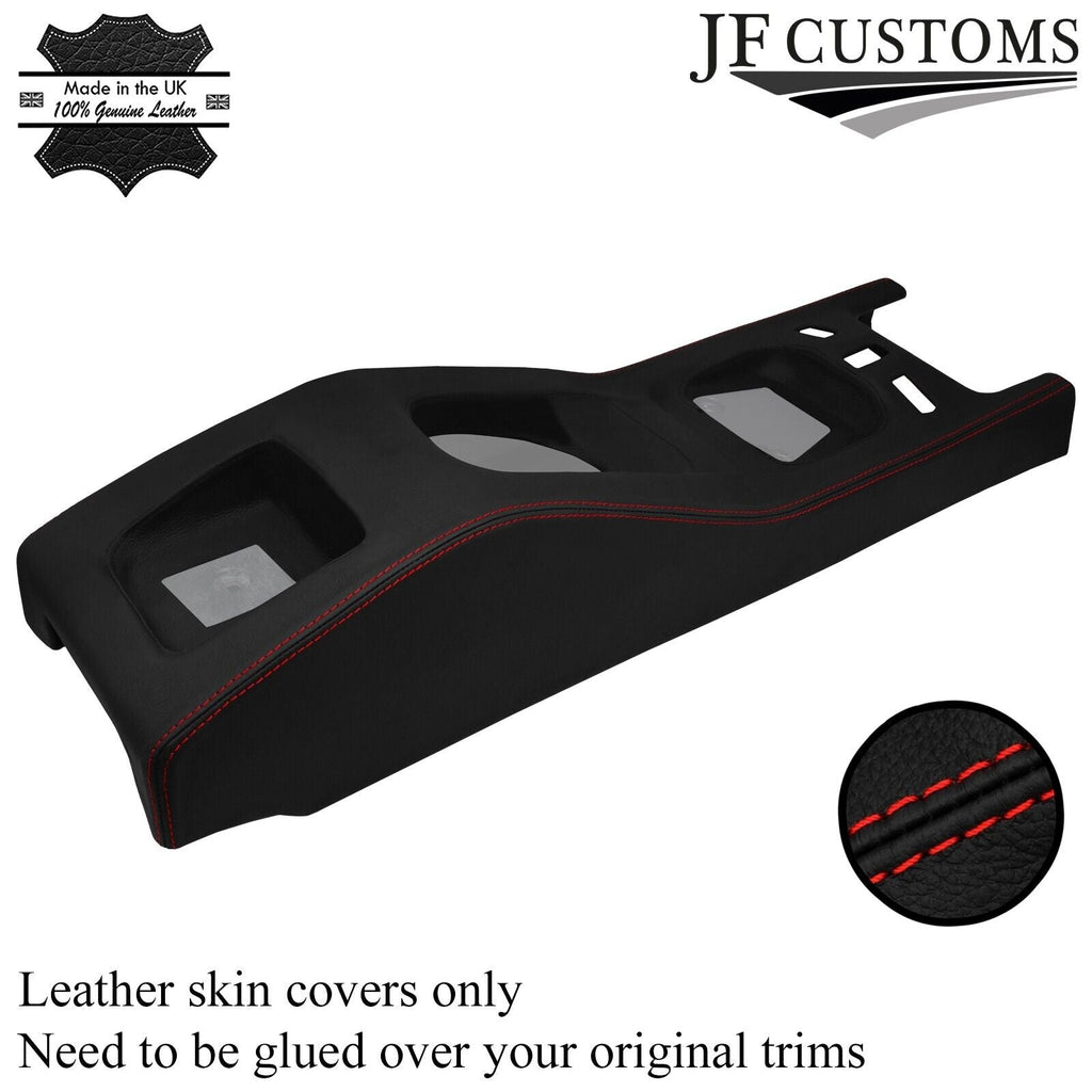 FITS LOTUS ELAN M100 S2 TURBO RED STITCH LEATHER CENTRE CONSOLE TRIM COVER