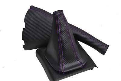 FITS SEAT LEON IBIZA CORDOBA TOLEDO CARBON FIBER SET PURPLE CUSTOM NEW