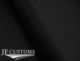 BLACK STITCH LEATHER 2X UPPER LOWER B PILLAR COVERS  FOR VOLVO XC90 02-06
