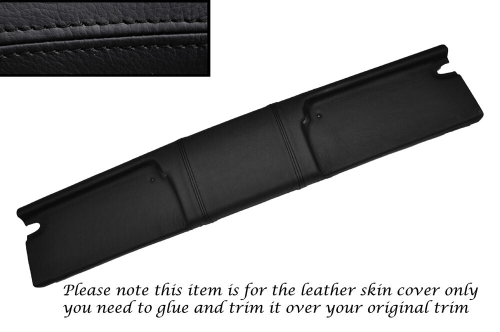 BLACK STITCH TOP ROOF PANEL LEATHER SKIN COVER FITS HONDA CRX DEL SOL 1992-1997