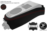 RED STITCH CENTRE CONSOLE TRIM LEATHER COVER FOR MITSUBISHI LANCER EVO 7 8 9
