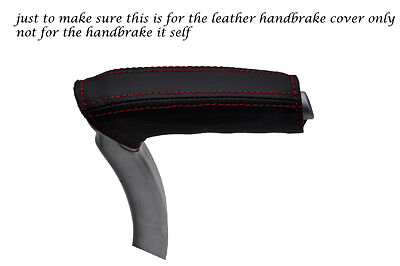 RED STITCH FITS MERCEDES SLK R171 2004-2011 LEATHER HANDBRAKE HANDLE COVER