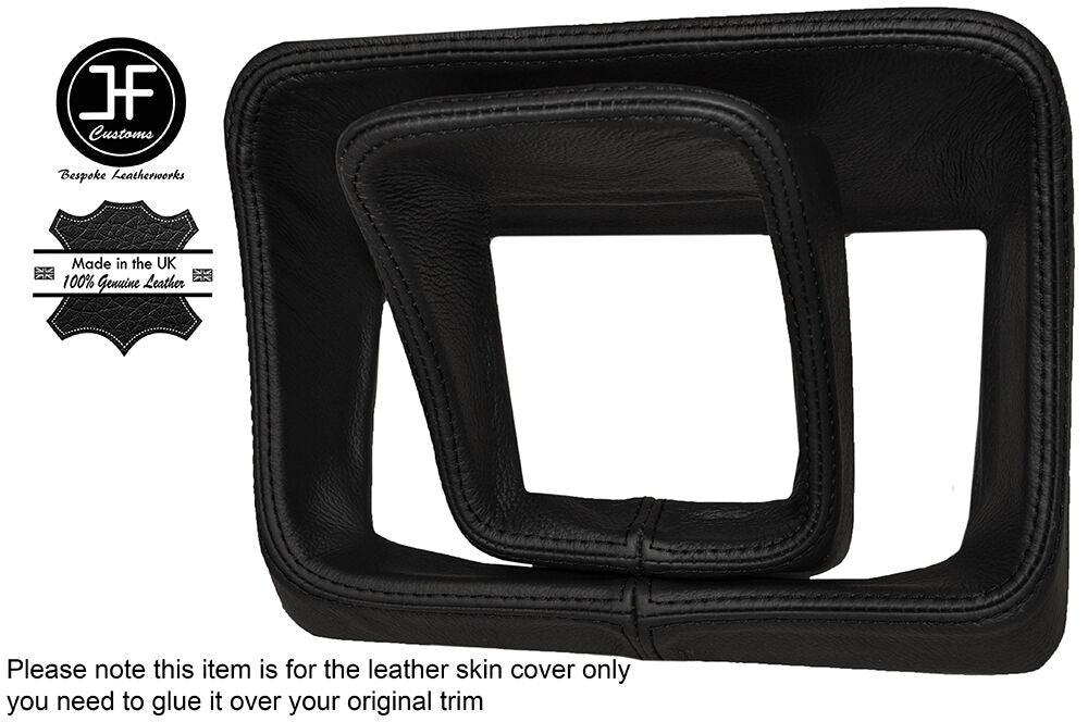 BLACK STITCH INSTRUMENT SURROUND LTHR COVER FOR ALFA ALFETTA GT 116 74-86 COUPE
