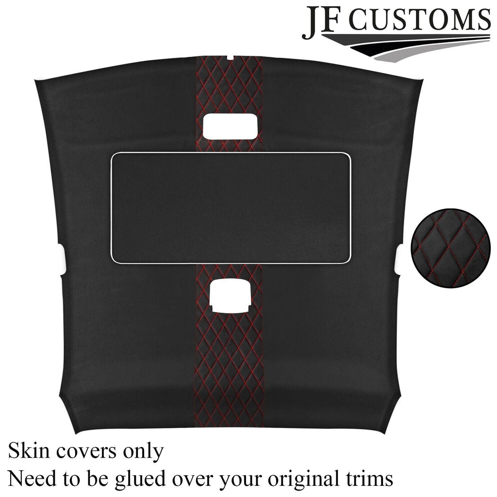 DSG2 RED STITCH D GREY SUEDE SUNROOF HEADLINER COVER FOR LEXUS IS200 XE10 98-05