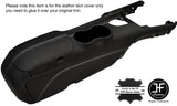 WHITE STITCH CENTRE CONSOLE & ARMREST LEATHER COVERS FITS FORD MUSTANG 15-17